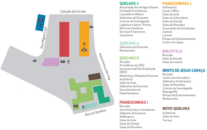 iseg mapa Localização